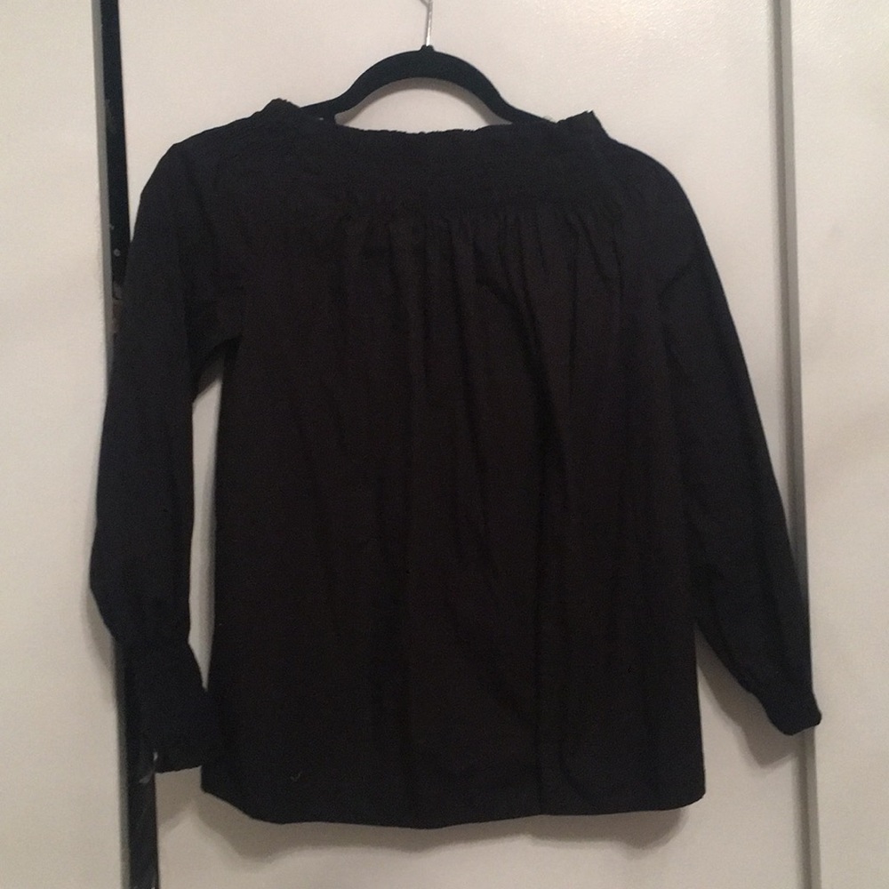 Zara black off the shoulder top